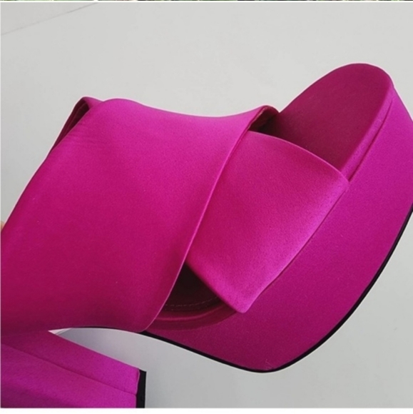 Zara women’s s chunky high heeled platform sandals 3315 910 - Picture 5 of 6